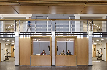 Enclosed work spaces