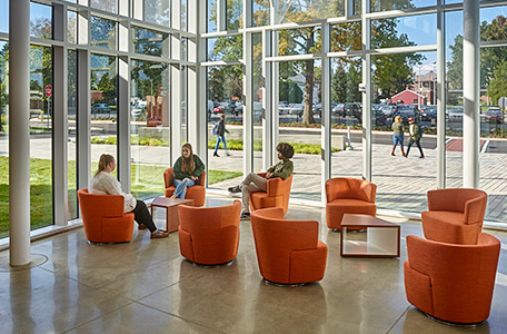 Inside sitting area